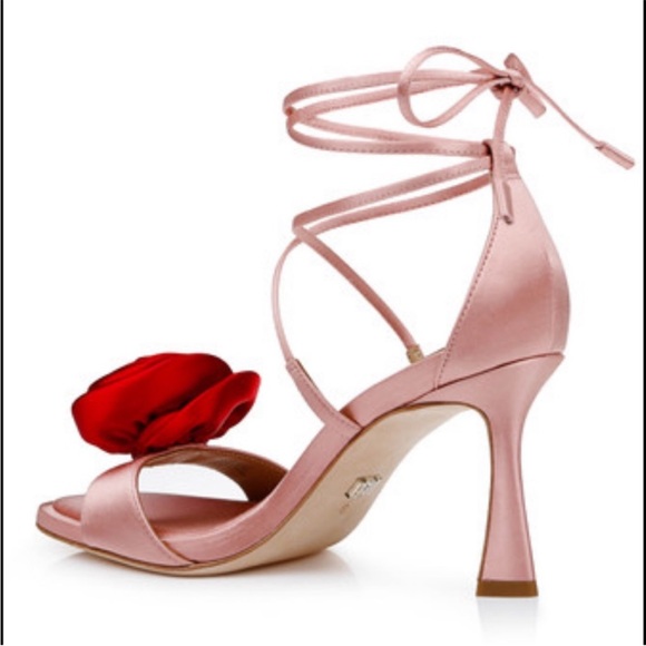 New NIB Badgley Mischka Janelle Ankle Tie Sandals Heels size 8.5 - Picture 3 of 15